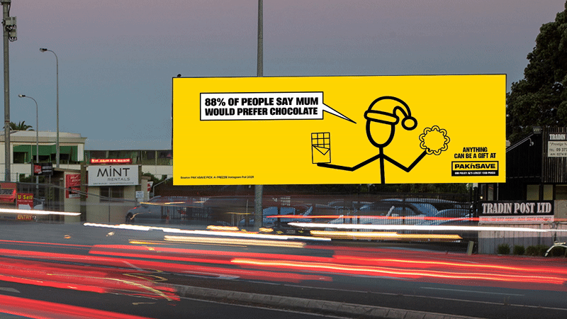 PAK’nSAVE shows anything can be a gift once it’s wrapped in new campaign via FCB Aotearoa