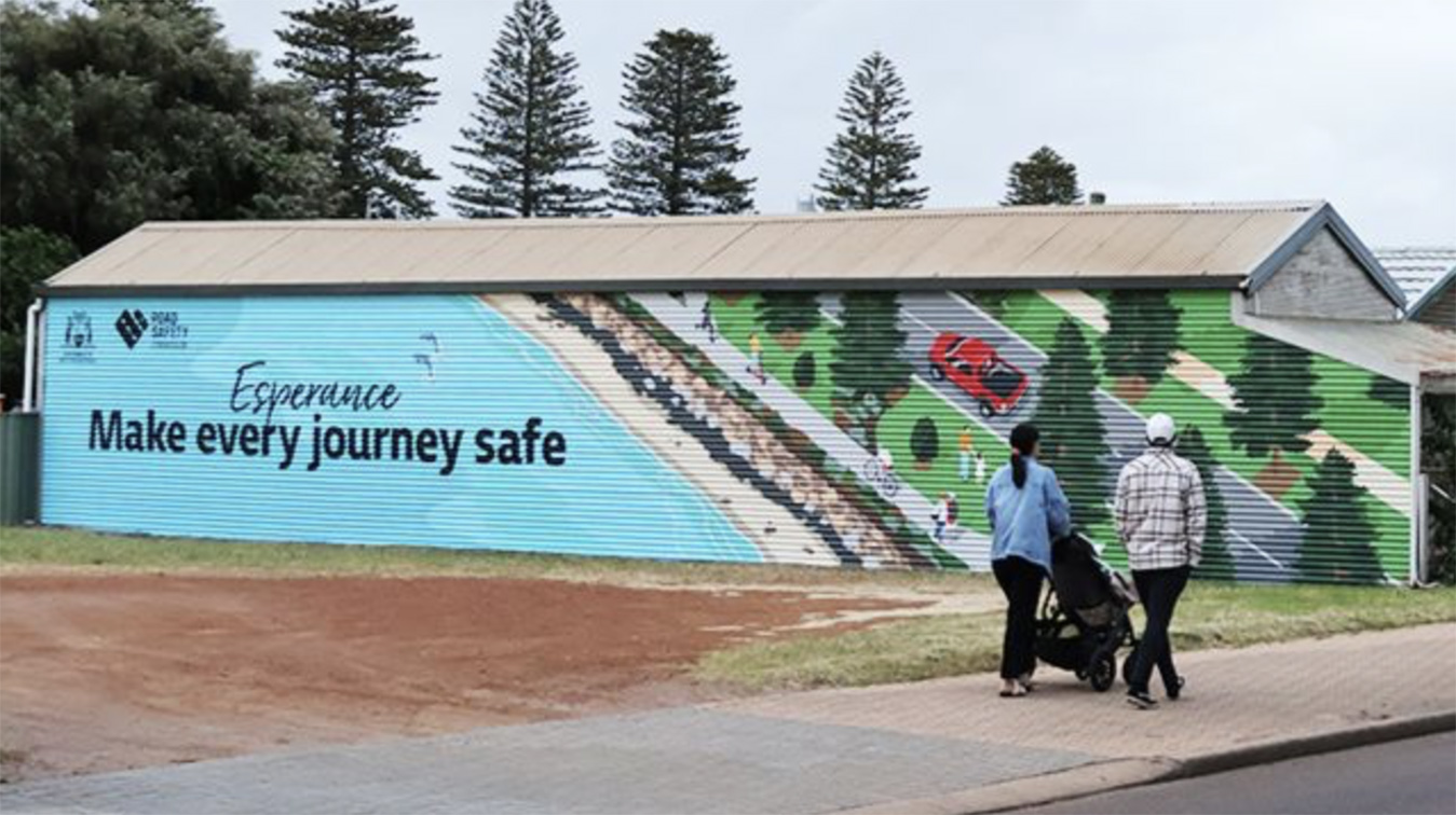 Initiative and Road Safety Commission WA bring road safety to life via regional art