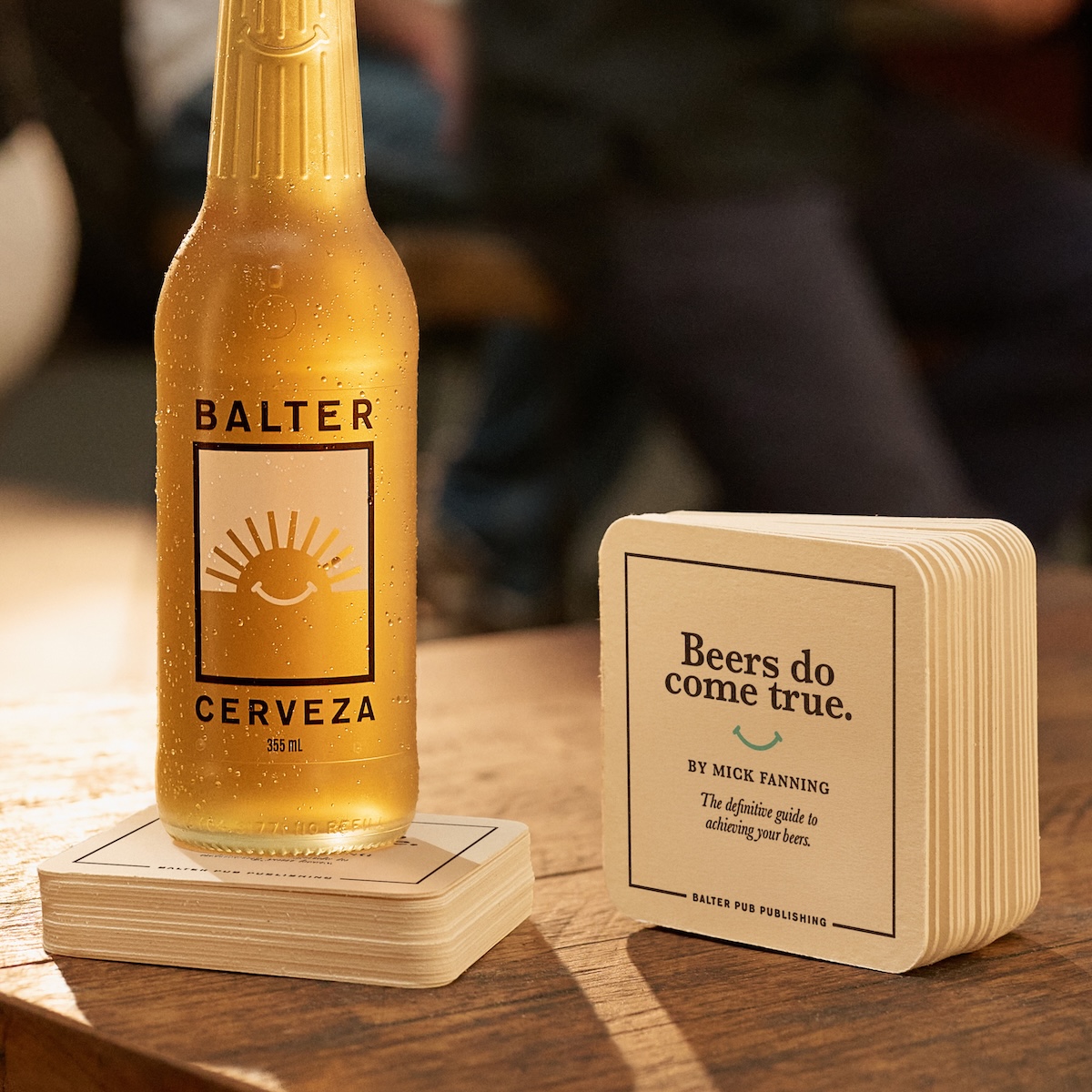 Balter Cerveza launches Mick Fanning’s new book made entirely of beer coasters via ATime&Place