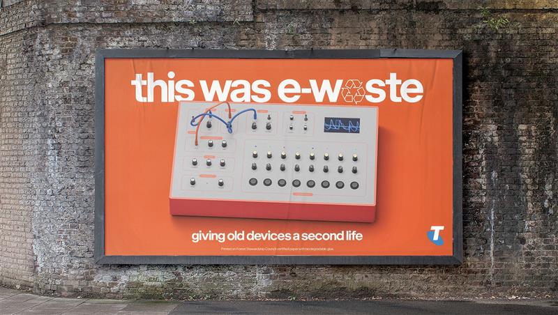 Telstra builds a synth from e-waste with The Avalanches to highlight Australia’s e-waste problem via +61 and Bear Meets Eagle on Fire