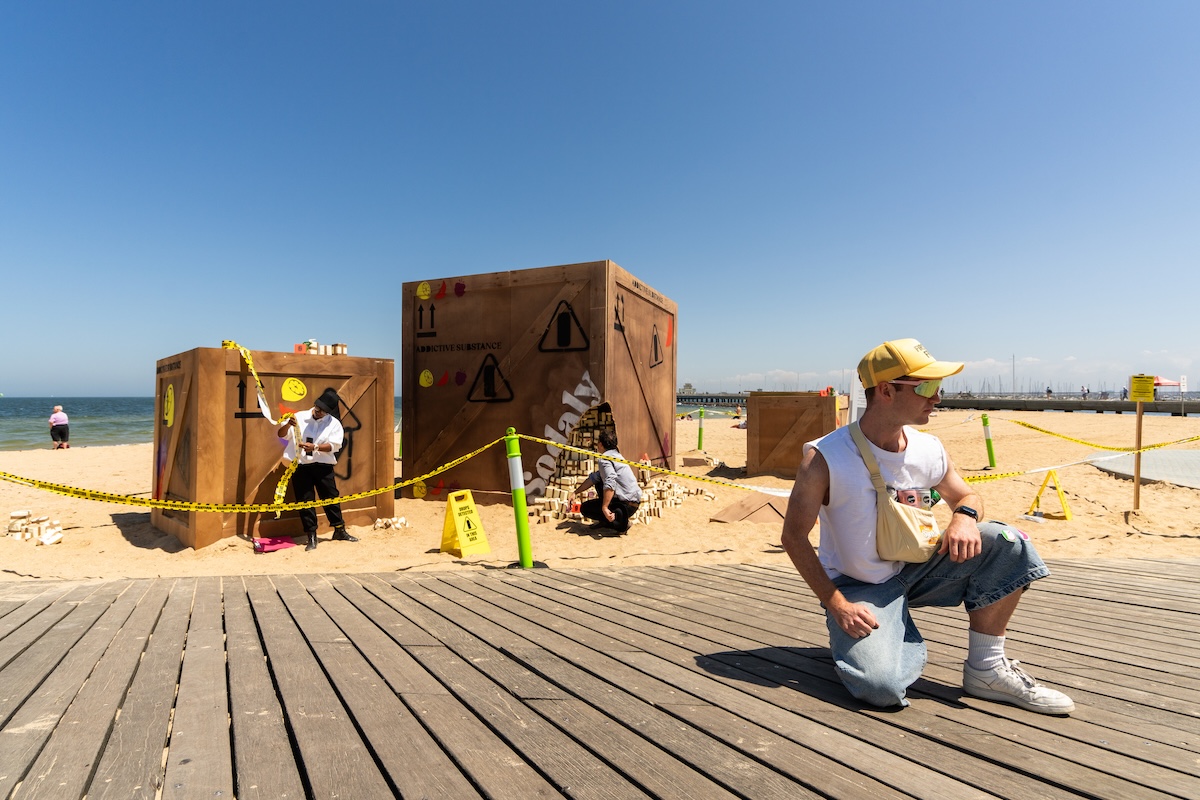 Crates wash ashore on Australian beaches in cheeky campaign for Sodaly via TABOO