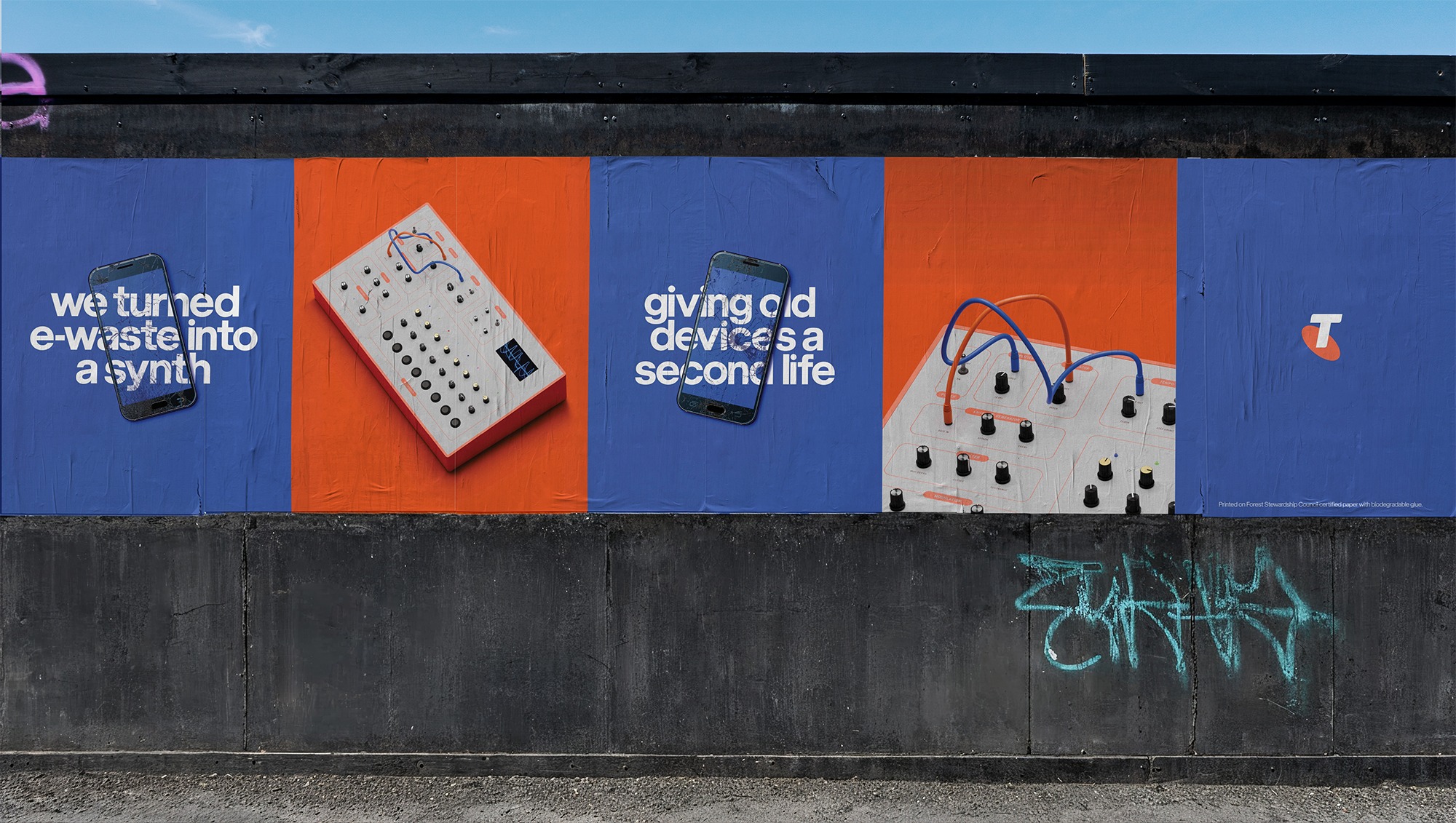 Telstra builds a synth from e-waste with The Avalanches to highlight Australia’s e-waste problem via +61 and Bear Meets Eagle on Fire