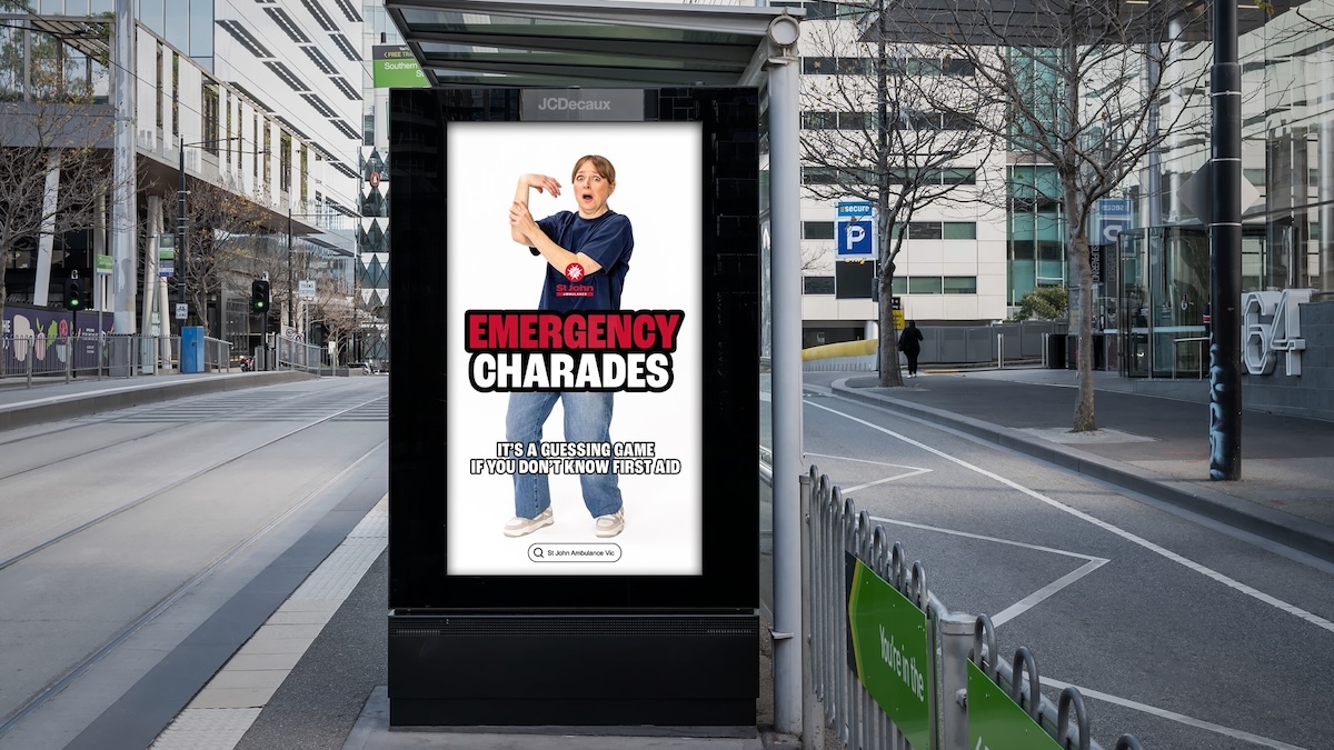 St John Ambulance Victoria launches ‘Emergency Charades’ showing why first aid is not a guessing game in new campaign via Town Square