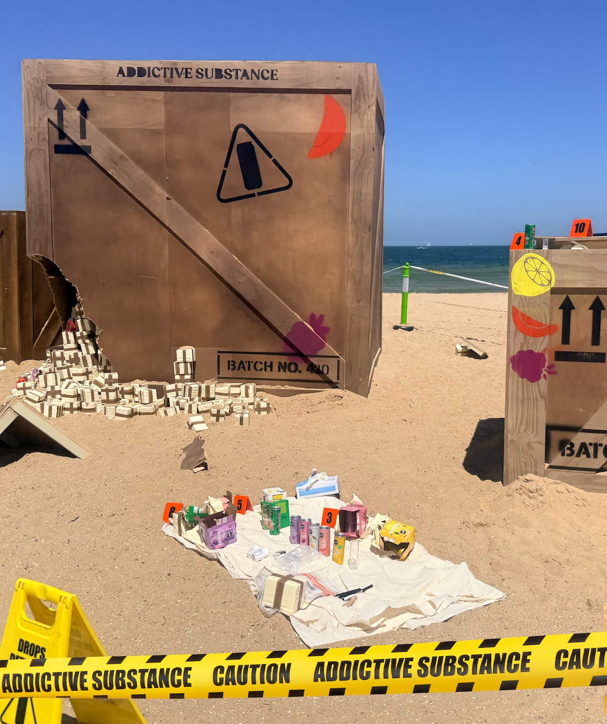 Crates wash ashore on Australian beaches in cheeky campaign for Sodaly via TABOO