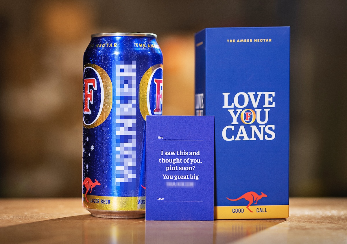 Foster’s helps mates reconnect using their native language with ‘Love You Cans’ via Publicis London