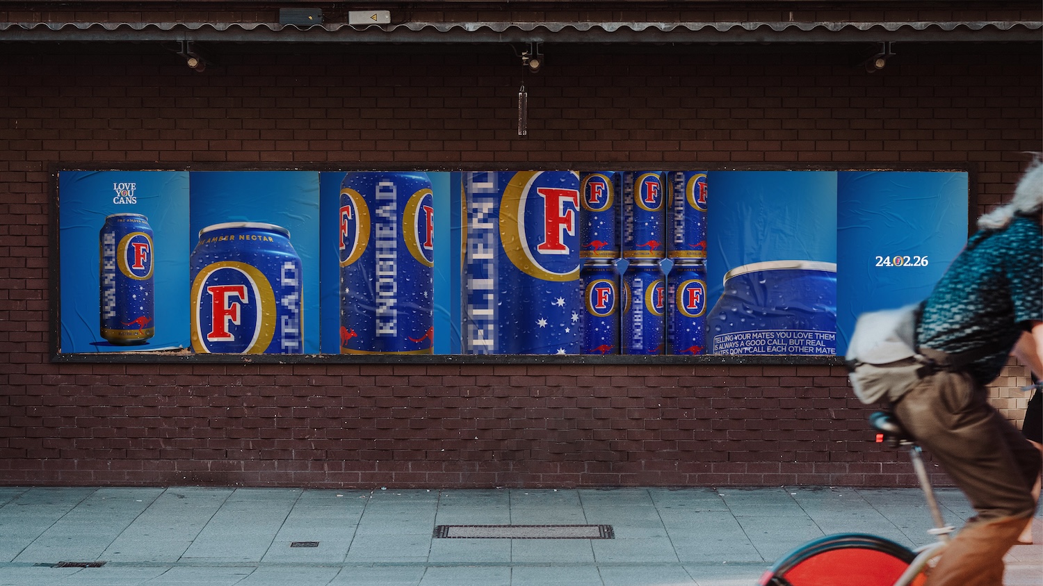 Foster’s helps mates reconnect using their native language with ‘Love You Cans’ via Publicis London