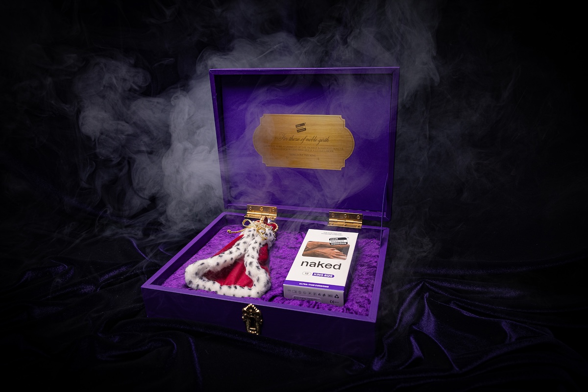 Four Seasons Condoms and 2045 launch ‘The King is Coming’ as royals arrive in Australia