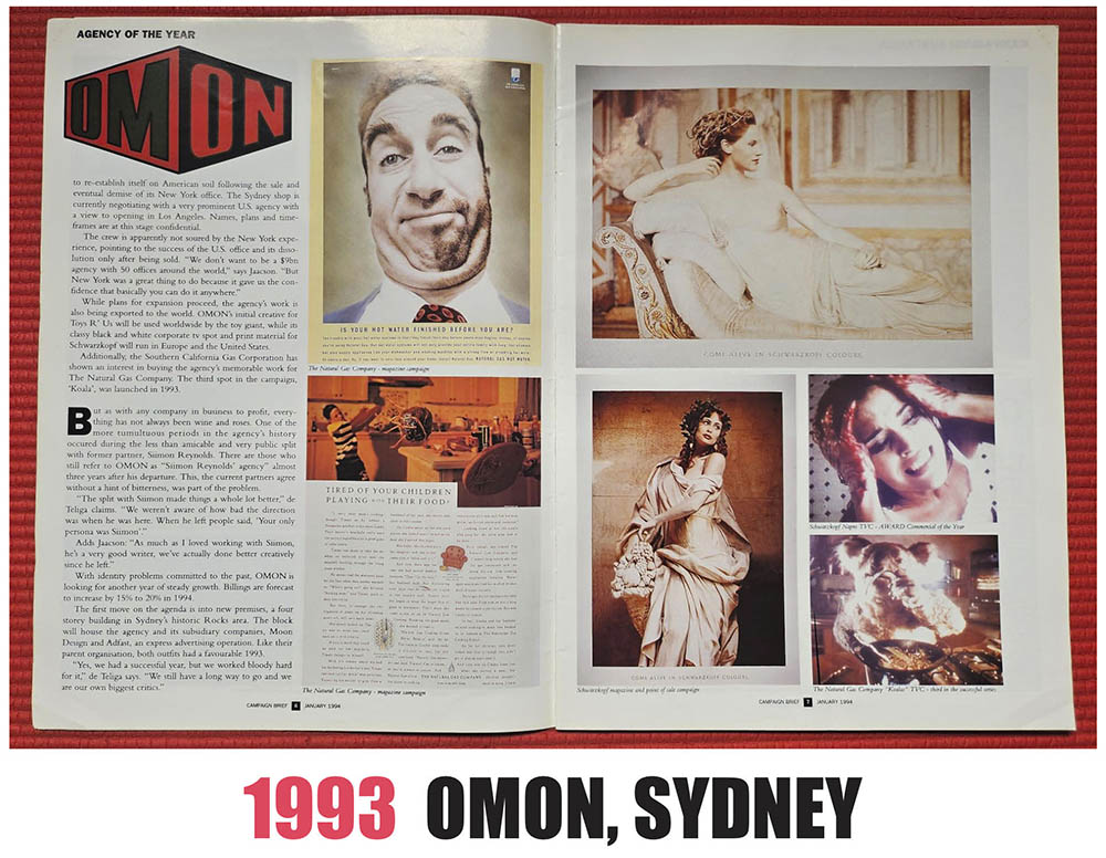 Australian Advertising History: Campaign Brief Agency of the Year [part one] – The 80s and 90s
