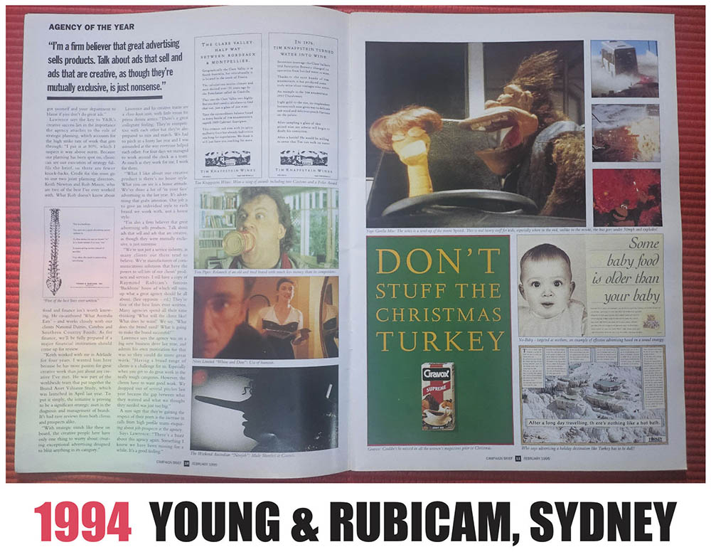 Australian Advertising History: Campaign Brief Agency of the Year [part one] – The 80s and 90s