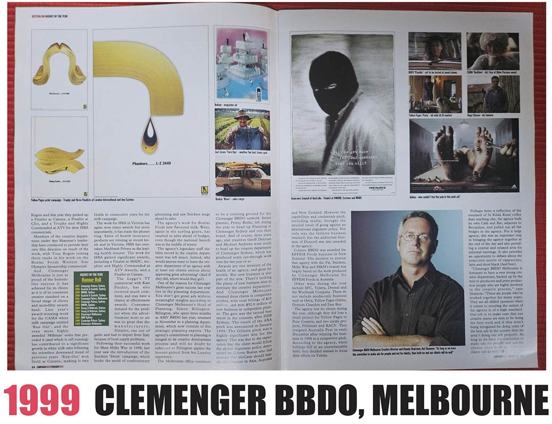 Australian Advertising History: Campaign Brief Agency of the Year [part one] – The 80s and 90s