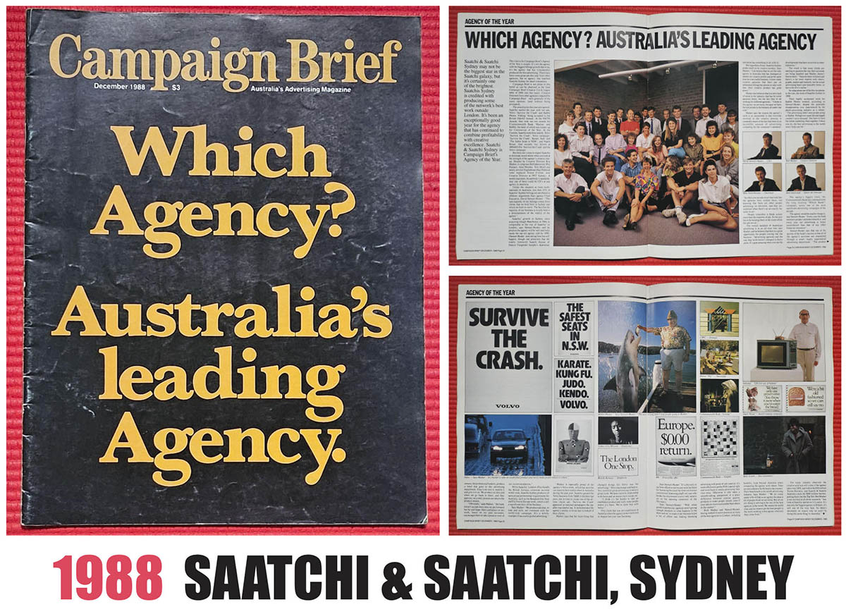 Australian Advertising History: Campaign Brief Agency of the Year [part one] – The 80s and 90s
