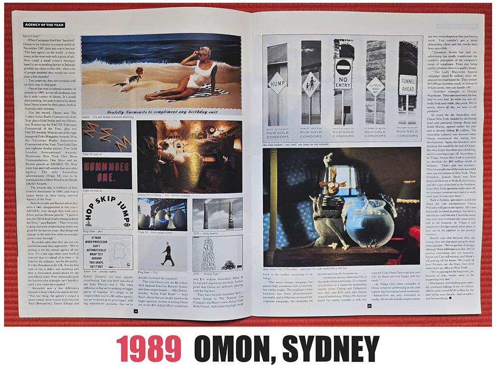 Australian Advertising History: Campaign Brief Agency of the Year [part one] – The 80s and 90s