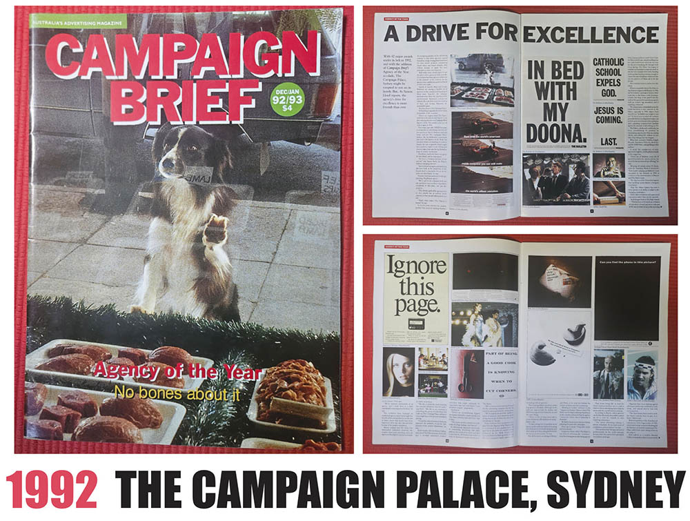 Australian Advertising History: Campaign Brief Agency of the Year [part one] – The 80s and 90s
