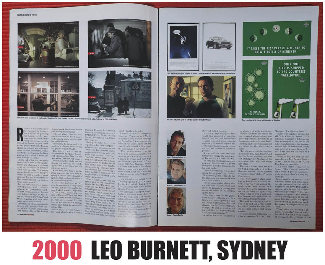 Australian Advertising History: Campaign Brief Agency of the Year [part two] – The Noughties