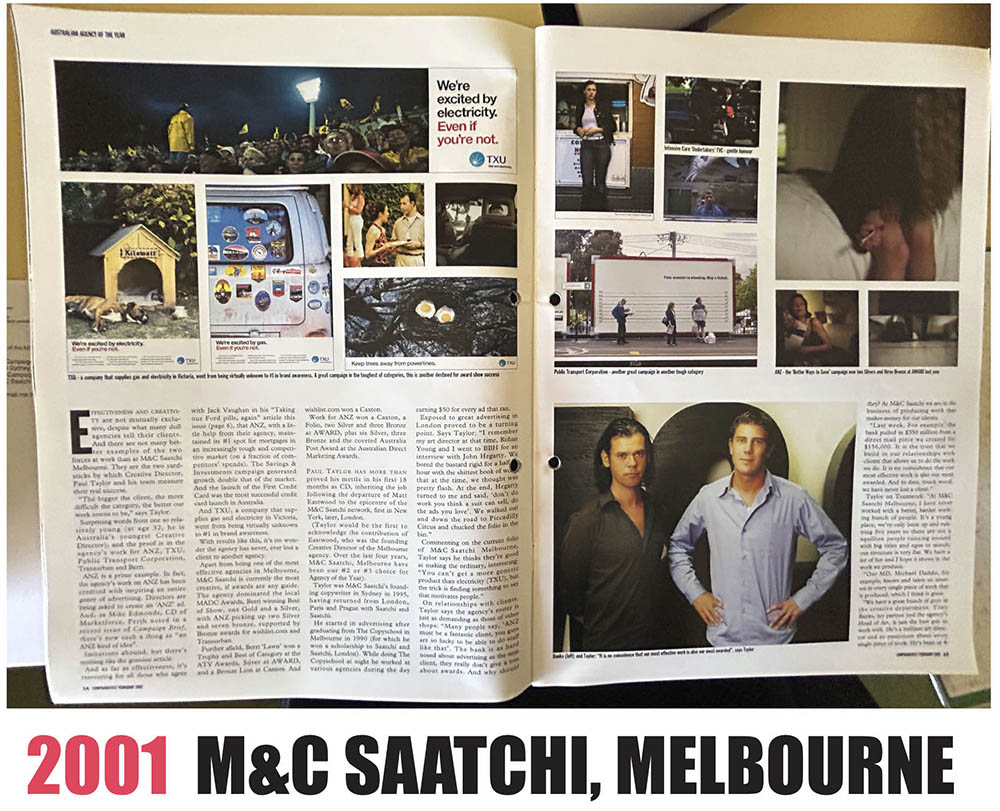 Australian Advertising History: Campaign Brief Agency of the Year [part two] – The Noughties