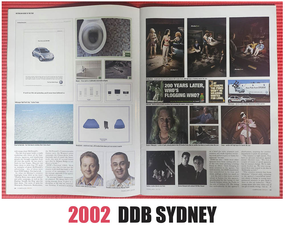 Australian Advertising History: Campaign Brief Agency of the Year [part two] – The Noughties