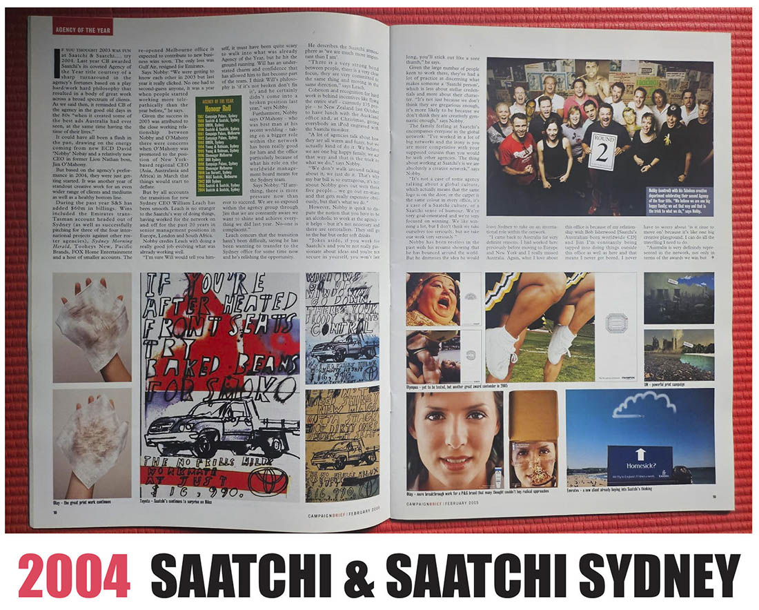 Australian Advertising History: Campaign Brief Agency of the Year [part two] – The Noughties