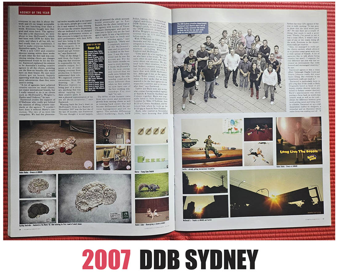 Australian Advertising History: Campaign Brief Agency of the Year [part two] – The Noughties