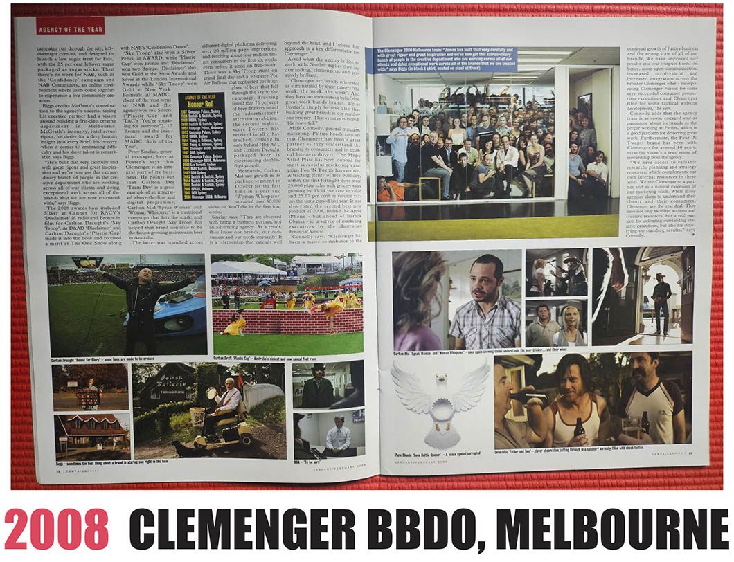 Australian Advertising History: Campaign Brief Agency of the Year [part two] – The Noughties