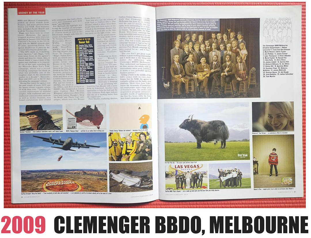 Australian Advertising History: Campaign Brief Agency of the Year [part two] – The Noughties