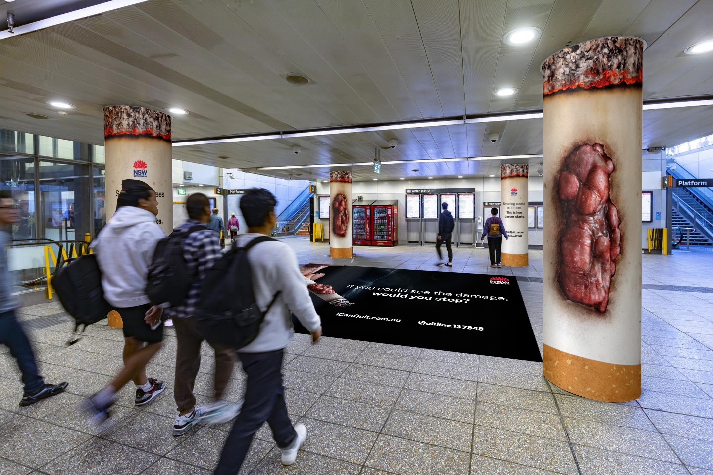 Cancer Institute NSW depicts hidden damage of smoking in new ‘Mutations’ campaign via Bastion