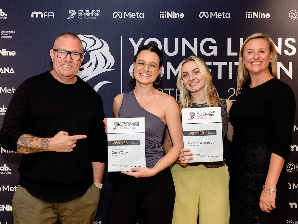 2026 Young Lions Australia winners picked to represent Australia at Cannes Lions in June
