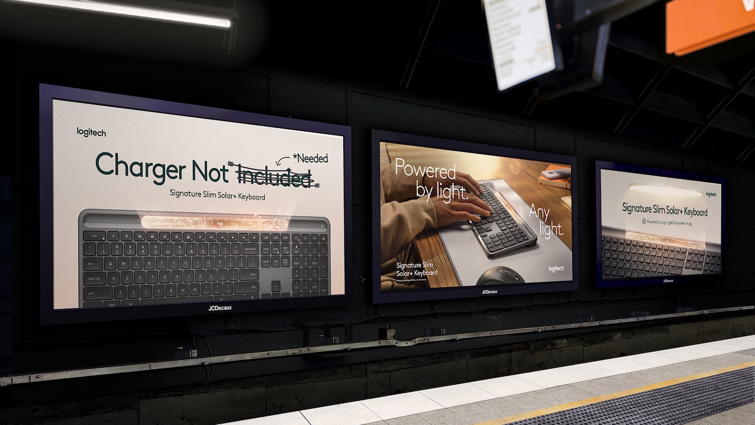 Logitech launches new ‘Charger Not Needed’ campaign for light-powered keyboard via UMM
