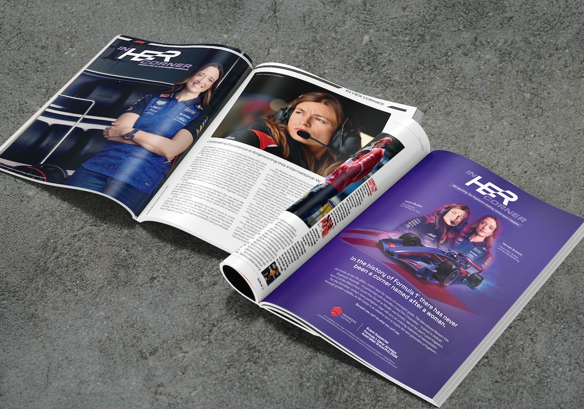 Engineers Australia rewrites F1 History with launch of ‘In Her Corner’ campaign via Bastion
