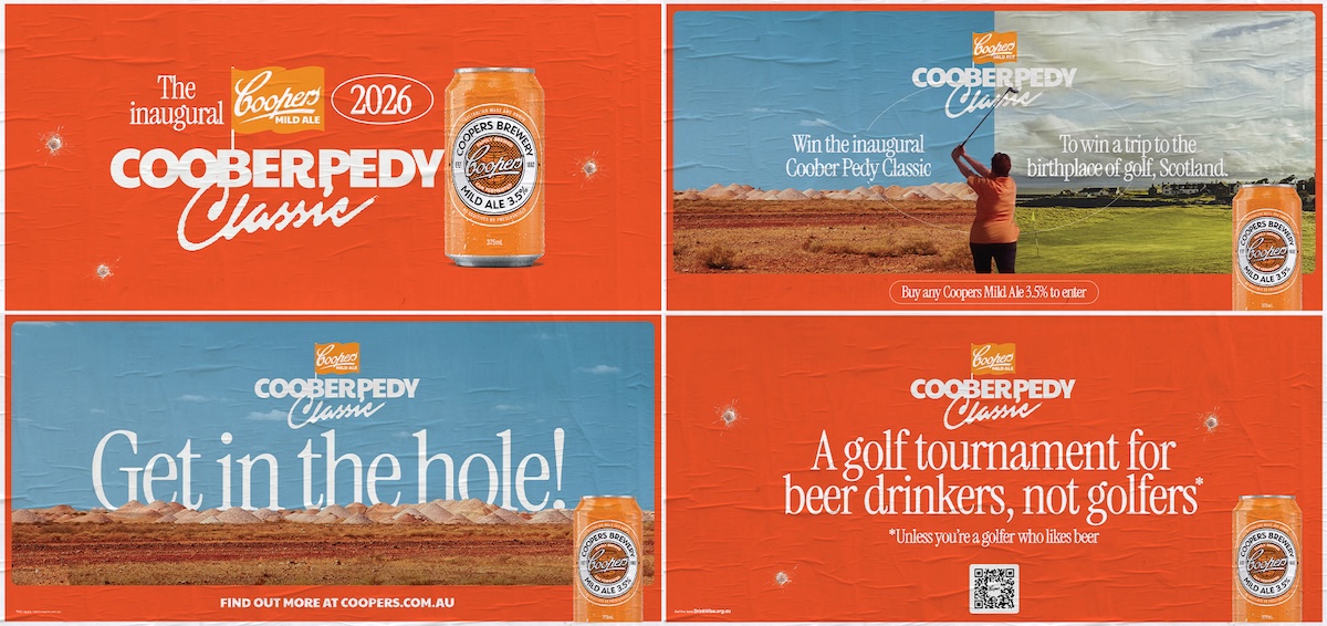 Coopers Mild Ale launches Australia’s Most Unlikely Golf Tournament via Sunday Gravy