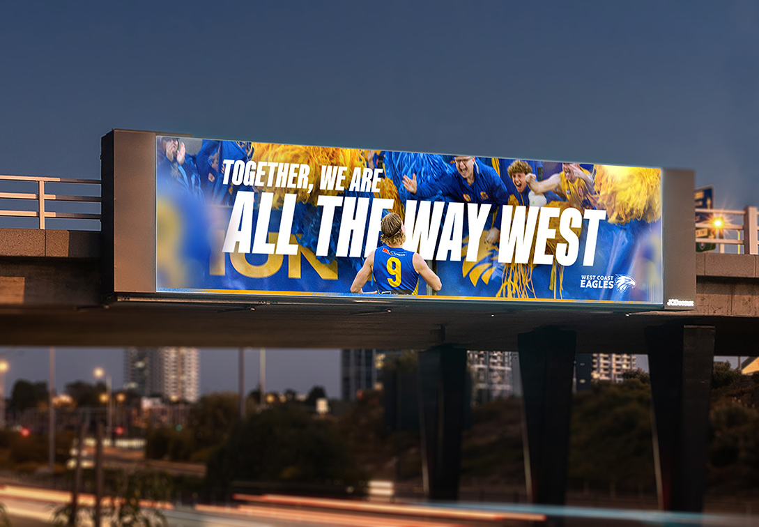 West Coast Eagles unveils ‘All The Way West’ via newly appointed agencies Carat WA + Hypnosis