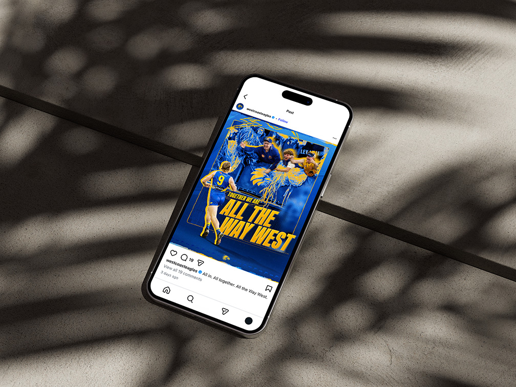 West Coast Eagles unveils ‘All The Way West’ via newly appointed agencies Carat WA + Hypnosis