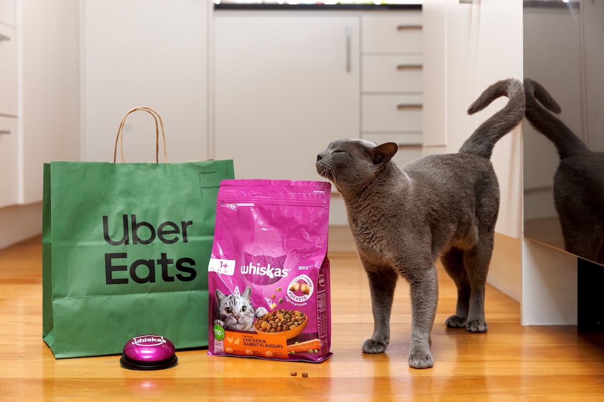 WHISKAS NZ lets cats order their own dinner with Uber Eats ‘Pocket Dial’ launch via AMV BBDO