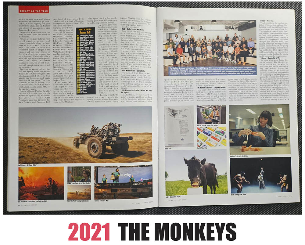 Australian Advertising History: Campaign Brief Agency of the Year [part four] – The 20s [so far]