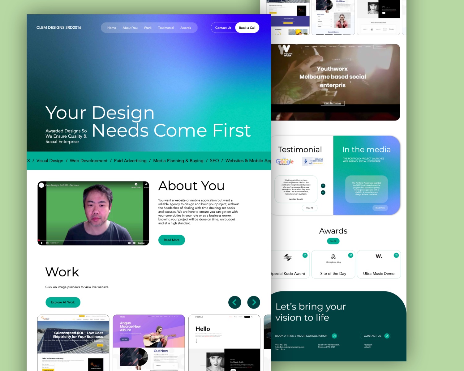 GWF Creative surfaces with updates across commercial and social impact work