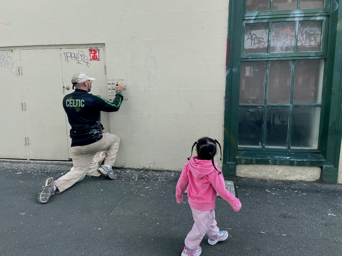 We Are Mobilise and Droga5 turn children’s height charts into street art across Australia for Youth Homelessness Matters Day