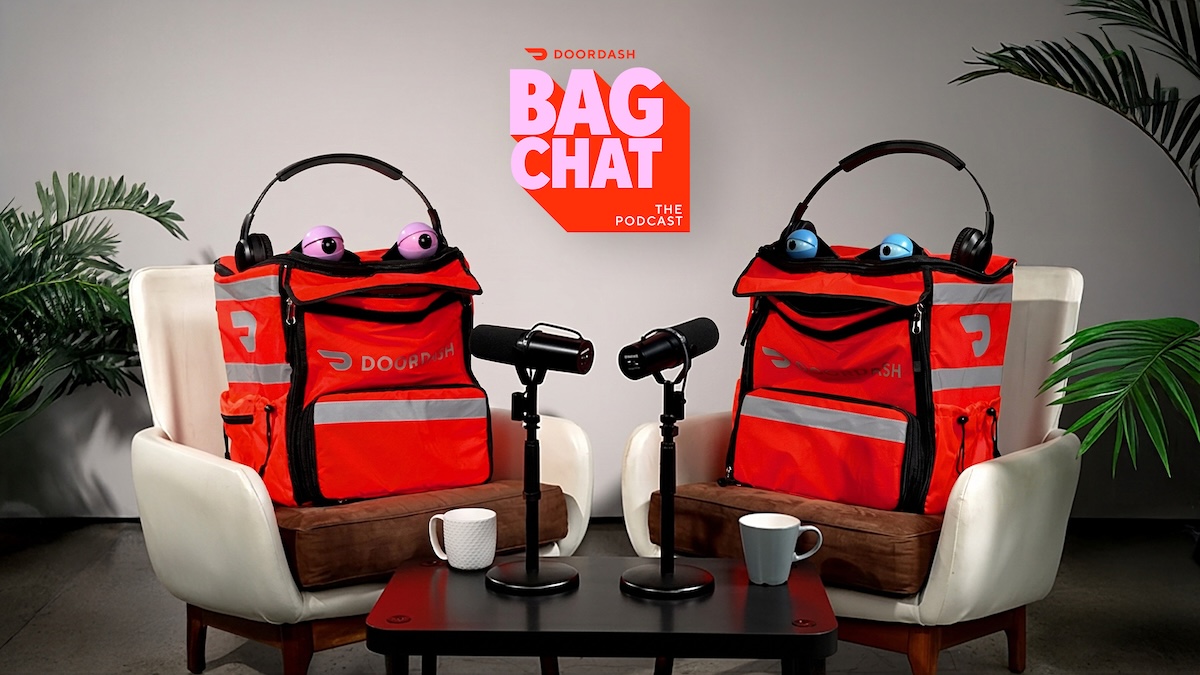 DoorDash turns delivery bags into podcast hosts in new ‘Bag Chat’ campaign via Clemenger BBDO