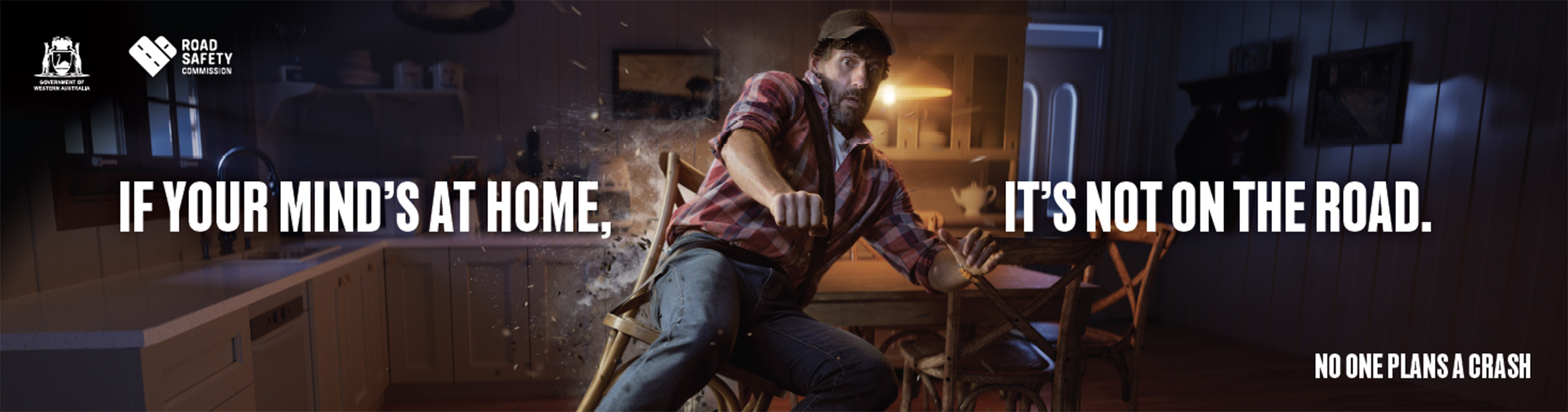 The Brand Agency Perth launches evolution of Road Safety Commission ‘No One Plans a Crash’ campaign revealing the danger close to home