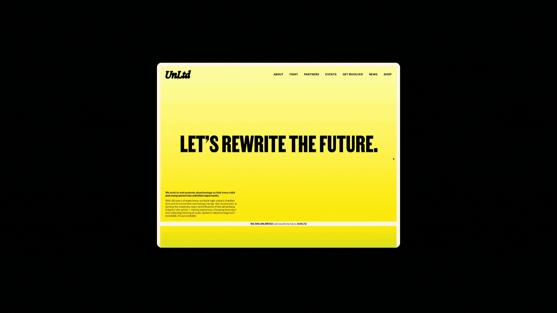 UnLtd launches refreshed brand platform and website via Cocogun