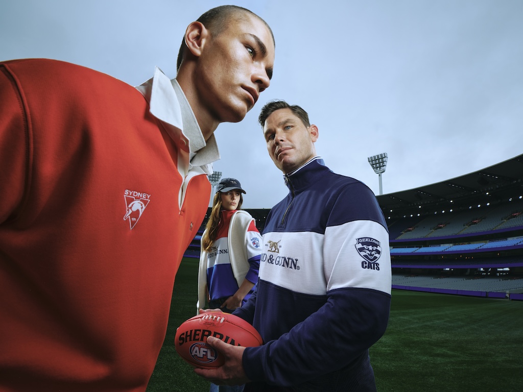 Rodd & Gunn unveils AFL capsule collection in cultural push for the brand via Double Woo