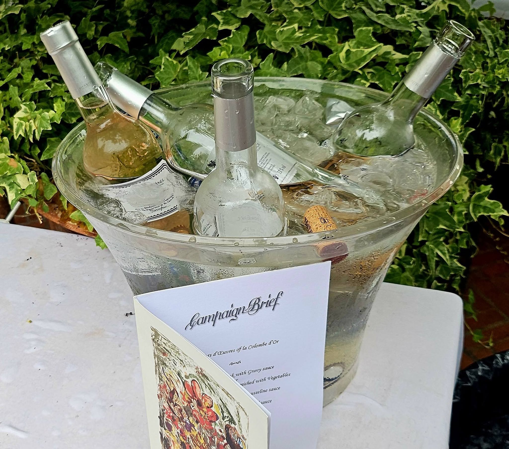 The Campaign Brief Legendary Lunch at La Colombe d’Or celebrates 30 years in St Paul de Vence