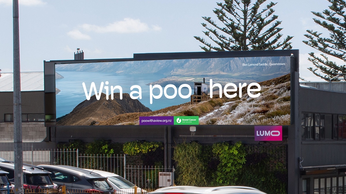 Bowel Cancer New Zealand gives Kiwis the chance to win the most epic poo of their life in latest campaign via Pitchblack Partners