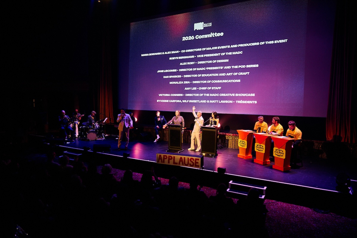 Melbourne’s advertising, design and creative industry gather under the lights of The Forum for the 2026 MADC Creative (Game)showcase