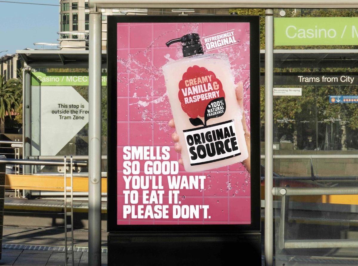 Original Source launches ‘Refreshingly Original’ platform with OOH campaign via SICKDOGWOLFMAN
