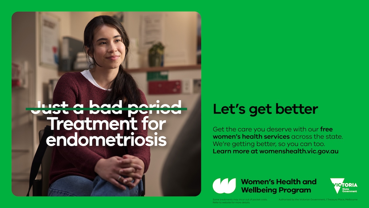 Victorian Department of Health unveils ‘Let’s Get Better’ women’s health campaign via Showpony