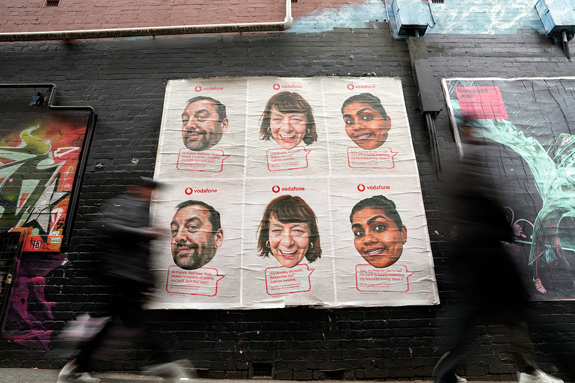 “Did you get my mural?” Parents surprise their kids who never call them back in new Vodafone campaign via Howatson+Company