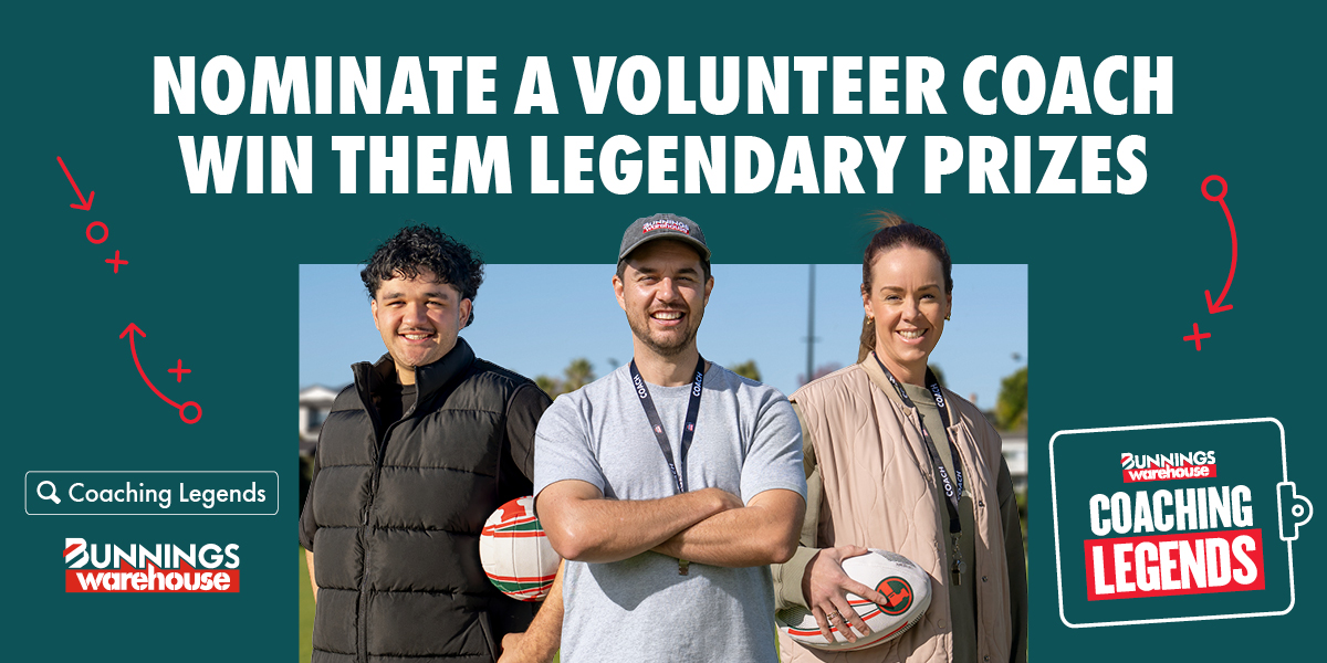 Bunnings New Zealand celebrates the unsung heroes of grassroots sport with new ‘Coaching Legends’ launch via Bastion Aotearoa