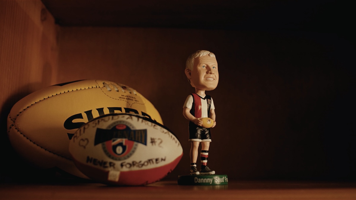 St Kilda Football Club honours Danny Frawley’s legacy in quietly powerful new Spud’s Game film ‘The Message’ via Shotpro Group