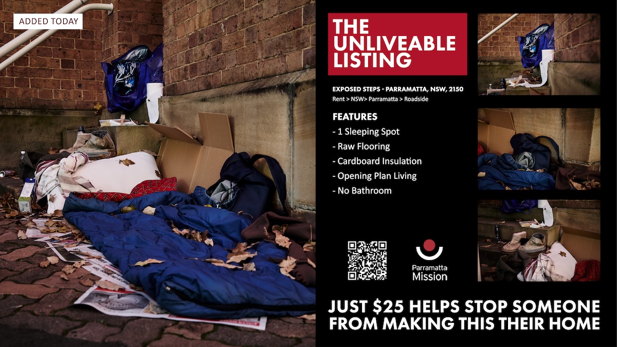Parramatta Mission launches ‘The Unliveable Listings’ in bold campaign via 3rdspace