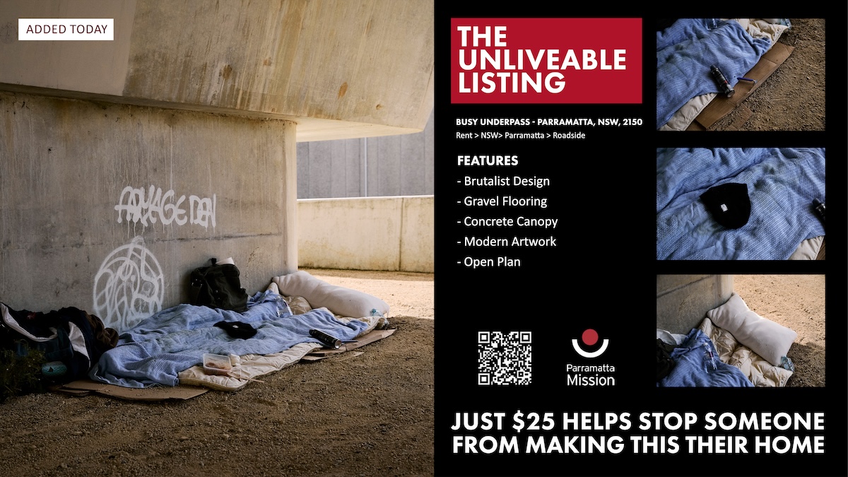 Parramatta Mission launches ‘The Unliveable Listings’ in bold campaign via 3rdspace