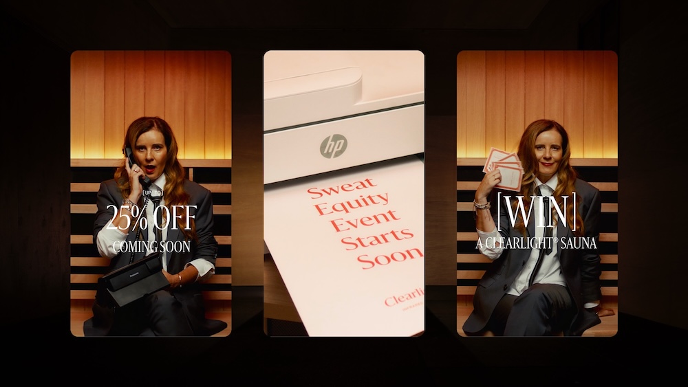 Clearlight turns wellness into an investment with new ‘Sweat Equity’ campaign via Hellions